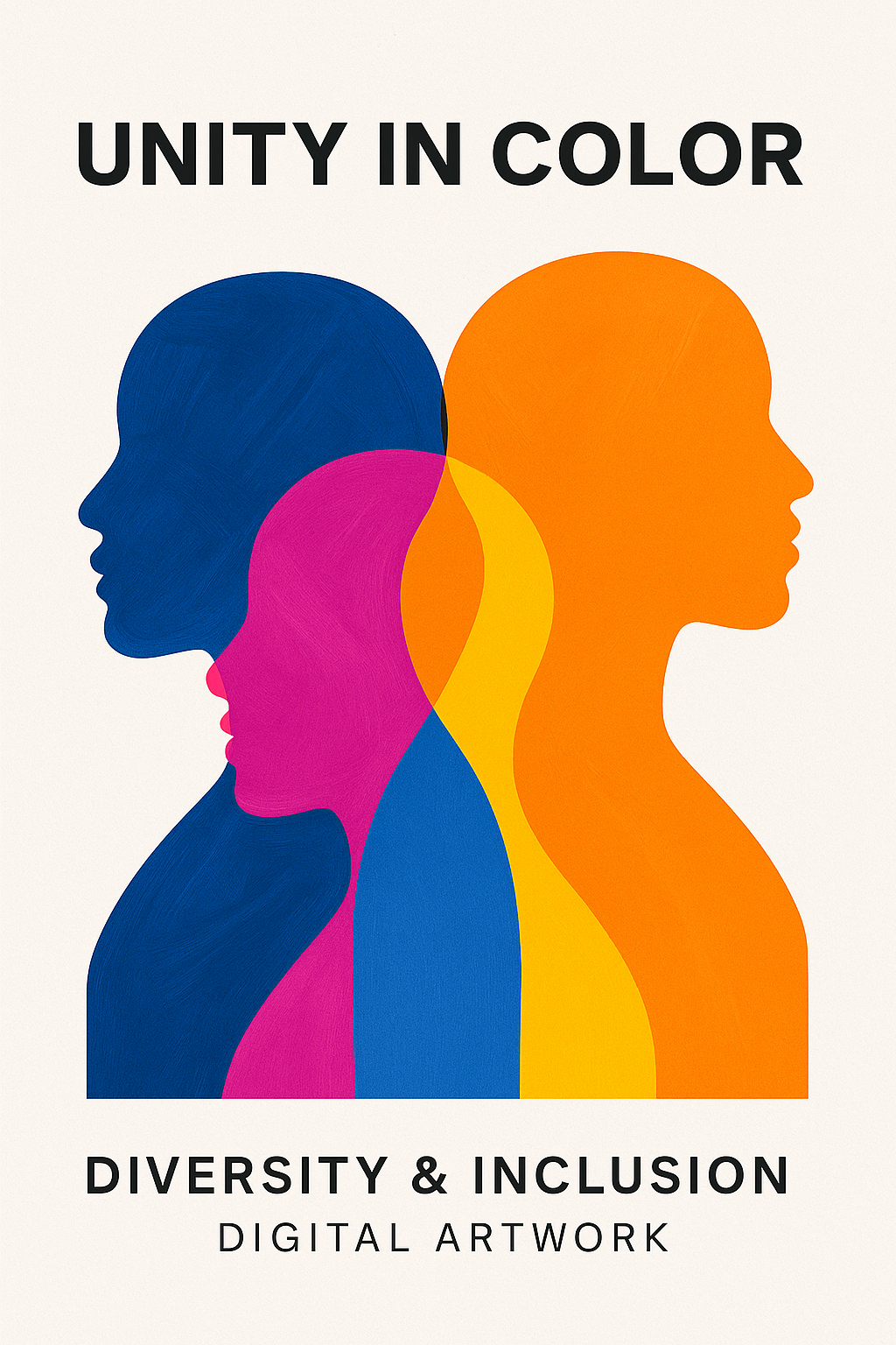 Unity in Color – Diversity & Inclusion Digital Art by CANVALY