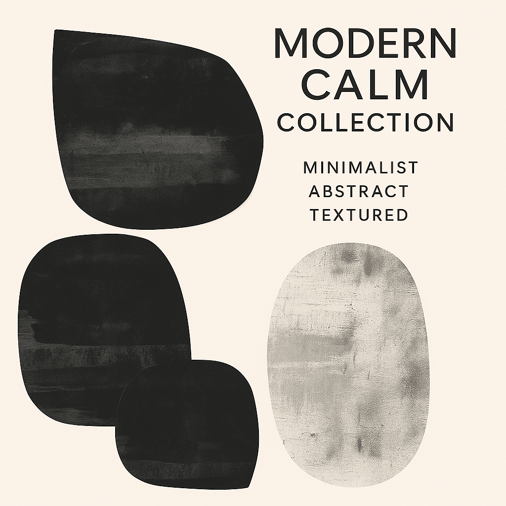 Modern Calm Collection – A Study in Stillness and Form